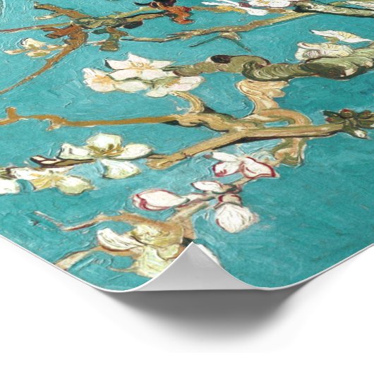 Poster Fleur d'amande, Van Gogh (Coin)