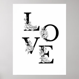 Poster Fleur d'amour