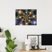 Poster Fleur d'ampoule (Bureau à domicile)