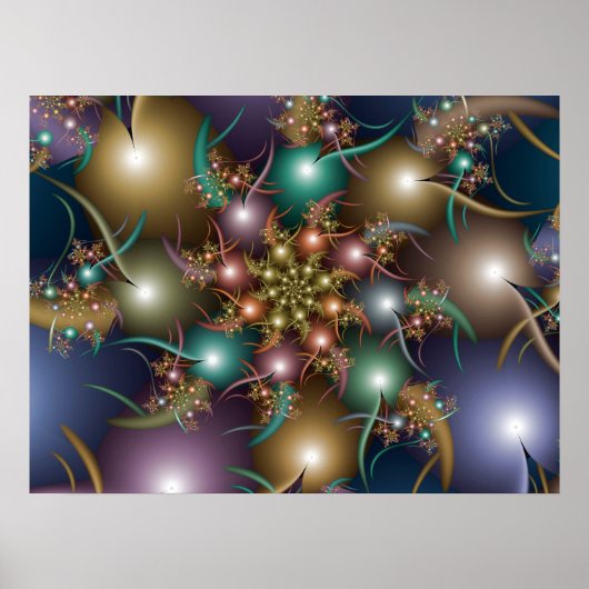 Poster Fleur d'ampoule (Devant)