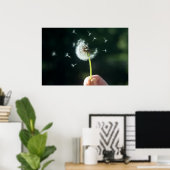 Poster Fleur Dandelion (Bureau à domicile)
