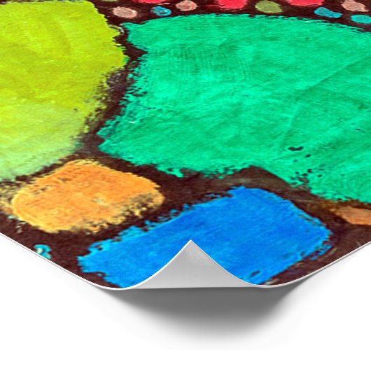 Poster Fleur dans la vallée, Klee (Coin)