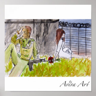 Poster Fleur dans le tonneau