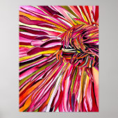 Poster Fleur d'aquarelle Chrysanthemum (Devant)