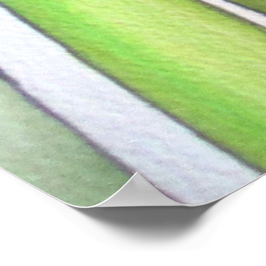 Poster Fleur d'aquarelle tropicale Heliconia (Coin)