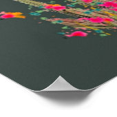 Poster Fleur d'art (Coin)