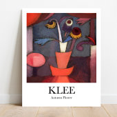 Poster Fleur d'automne de Paul Klee