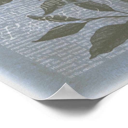 Poster Fleur de Bleu I (Coin)