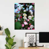 Poster Fleur de cerise (Bureau à domicile)