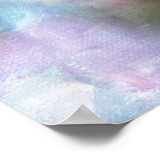 Poster Fleur de cerisier peint (Coin)