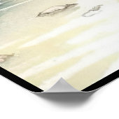 Poster Fleur de cerisier rustique dans le paysage clair d (Coin)