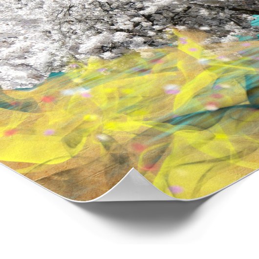 Poster Fleur de cerisiers (Coin)