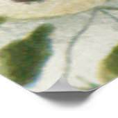 Poster Fleur de chrysanthème mère florale (Coin)