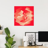 Poster fleur de corail (Bureau à domicile)