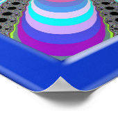 Poster Fleur de couleur (Coin)