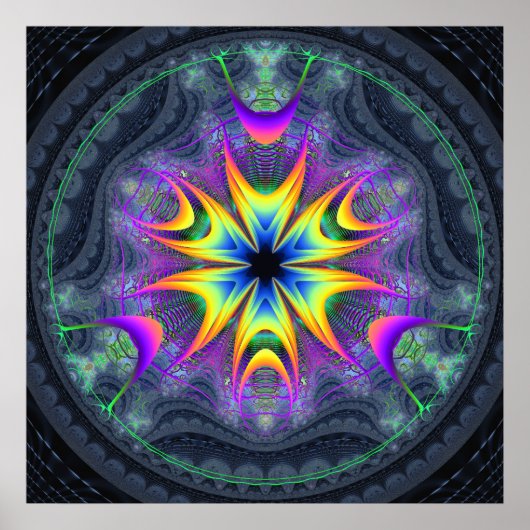 Poster 'Fleur de cycle de vie' (Devant)