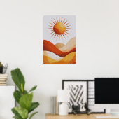 Poster Fleur de Désert (Bureau à domicile)
