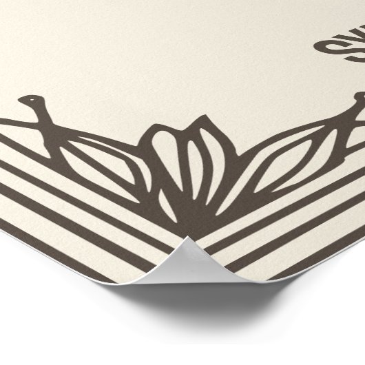 Poster Fleur de février (Coin)