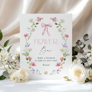 Poster Fleur de fleur sauvage bébé en fleurs