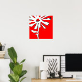 Poster fleur de gigogne (Bureau à domicile)