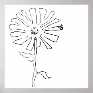 Poster fleur de gigogne