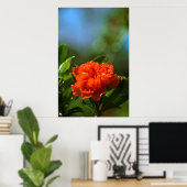 Poster Fleur de grenade (Bureau à domicile)