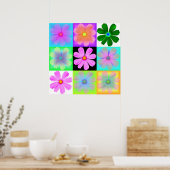 Poster Fleur de jardin à 9 baldaquins (Cuisine)