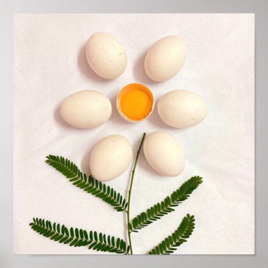 Poster Fleur de jaune d'oeuf (Devant)