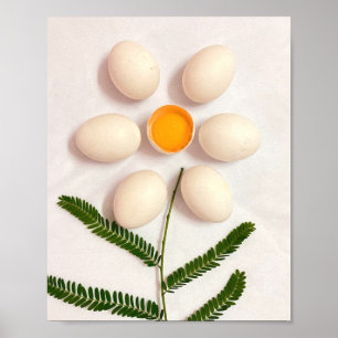 Poster Fleur de jaune d'oeuf