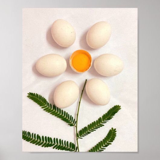 Poster Fleur de jaune d'oeuf (Devant)