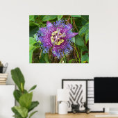 Poster Fleur de la passion (Bureau à domicile)