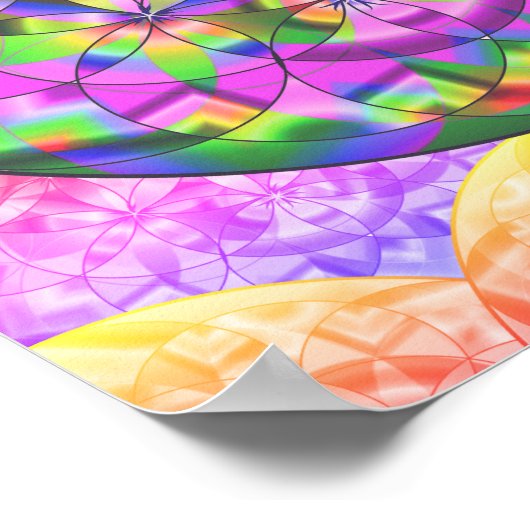 Poster Fleur de la vie~ (Coin)