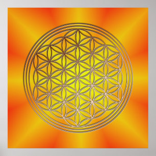 Poster Fleur de la vie Motif 5