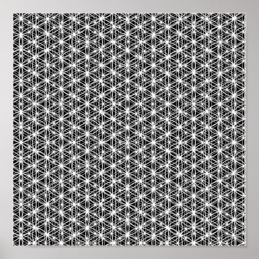 Poster Fleur De La Vie Weave Intricte #5 (Devant)