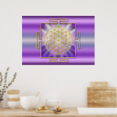 Poster Fleur De La Vie Yantra (Cuisine)