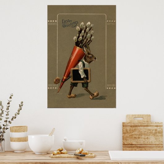 Poster Fleur de lapin de Pâques (Cuisine)