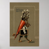 Poster Fleur de lapin de Pâques (Devant)