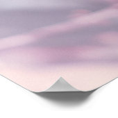 Poster Fleur de lavande pastel douce (Coin)