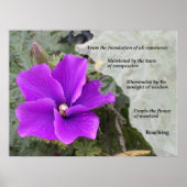 Poster Fleur de l'humanité (Devant)