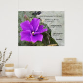 Poster Fleur de l'humanité (Cuisine)