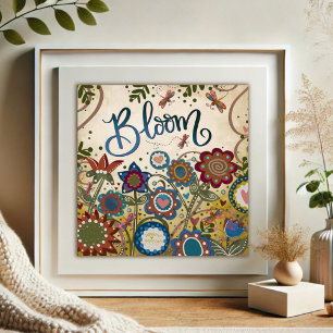 Poster Fleur de libellule Florale Fleur Inspiration Inspi