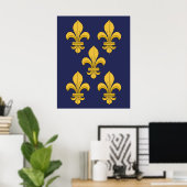 Poster Fleur de lis (Bureau à domicile)