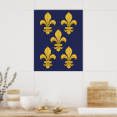 Poster Fleur de lis (Cuisine)