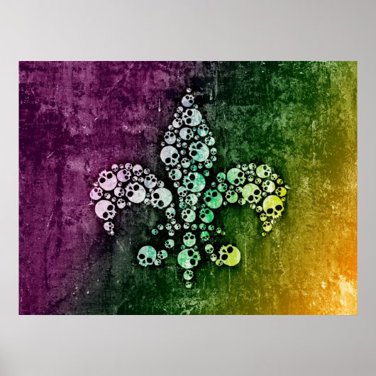 Poster Fleur de Lis (Devant)