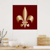 Poster Fleur de lis (Cuisine)