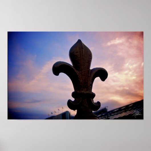 Poster Fleur de Lis à Dusk [Imprimer] (Devant)