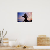 Poster Fleur de Lis à Dusk [Imprimer] (Cuisine)
