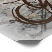 Poster Fleur-De-Lis Great Dane (Coin)