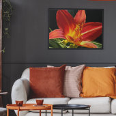 Poster Fleur de lis jourdan orange Photographie