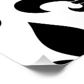 Poster Fleur de lis Motif Classic (Coin)